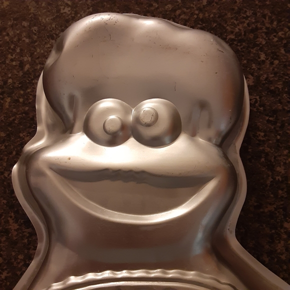Vintage 1982 Wilton Sesame Street Cookie Monster Cake Pan - Picture 11 of 16